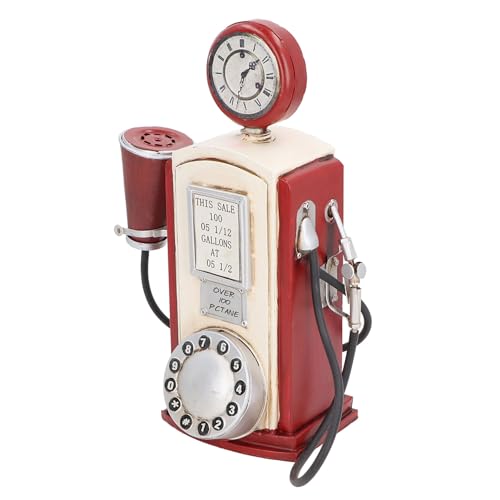 Hamwesh Antike Telefon, Eisen Vintage Wanddekoration Retro -Design Feine Verarbeitung Rotatierbares Klassisches Aussehen Telefonmodell mit Dekorativen Telefonen für Café -Galerien Wohnzimmer von Hamwesh
