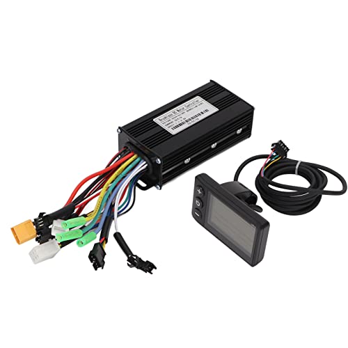 Hamwesh Bürstenloser Motor Controller, 24 V 36 V 48 LCD -Display mit Sinuswellen 3 -Modus Wasserdicht für Elektrofahrräder Roller von Hamwesh