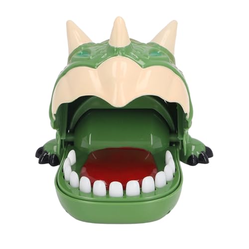 Hamwesh Dinosaurier Beißende Fingerspielzeug, Interaktives Rotierendes Wheel Kids Streichspiel mit Cartoon Animal Play für Home Party Geschenke (Green) von Hamwesh