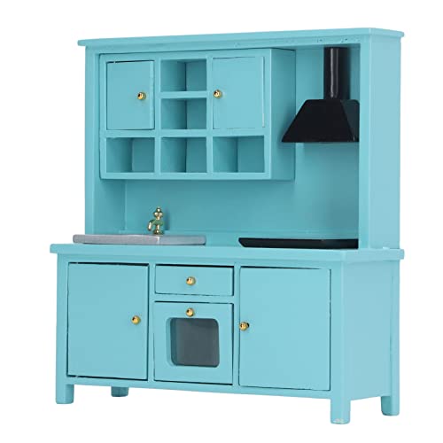 Hamwesh Holzpuppenhausmöbel Set, 1:12 Skala Miniatur Küchenschrank Puppenhauszubehör mit Birkenmaterial für Puppenhaus Küchendekoration Hamwesh Holzpuppenhausmöbel Set, 1:12 Skala Miniatur Küchenschrank Puppenhauszubehör mit Birkenmaterial für Puppenhaus Küchendekoration von Hamwesh