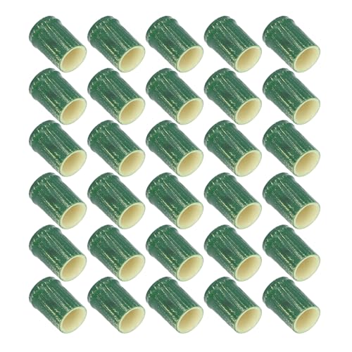 Hamwesh Miniatur -Bambusrohr, 30 PCs Miniatur -Teetassen mit Exquisitem Maßstab 1:12 für Dollhouse Küchenzubehör von Hamwesh