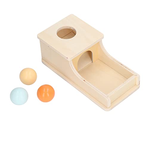 Hamwesh Montessori Toys Holzform Sorter -Farb -Matching Spielzeug für Kleinkind mit Sicherem Schubladen Design für Kind 6 Bis 12 Monate Baby 1 2 3 Jahre Alte Babys (Zielbox) von Hamwesh