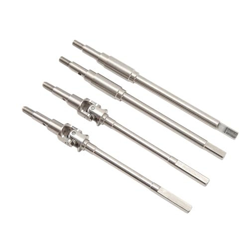 Hamwesh RC -Autoantriebswelle, Vordere Hinterachse aus Rostfreiem Stahl mit Verbesserter Antriebskraft für FMS 1/10 Explorer Mashigan Dachi RC -Autos von Hamwesh