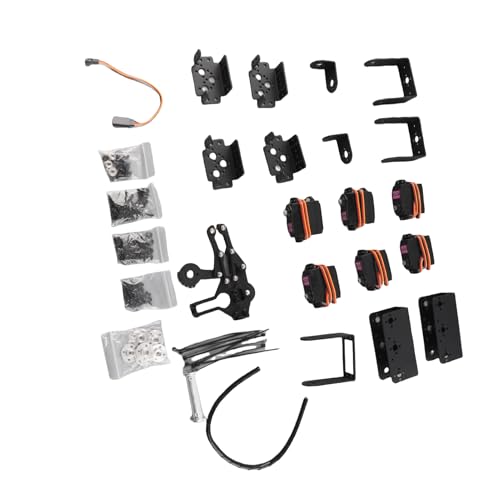 Hamwesh Roboterarm, 6DOF Mechanical Arm Kit mit 6 Servomotoren für Erwachsene, Aluminium -Roboterarm mit Scheibenchassis für College -Lehr und Projekte Hamwesh Roboterarm, 6DOF Mechanical Arm Kit mit 6 Servomotoren für Erwachsene, Aluminium -Roboterarm mit Scheibenchassis für College -Lehr und Projekte von Hamwesh