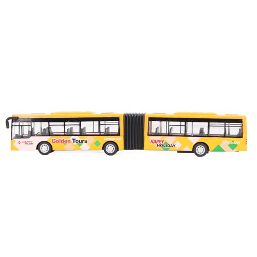 Hamwesh Stadtbusspielzeug, Doppelabschnitt Legierung Zurückziehen Fahrzeug Reibung für Gelbemodell Auto Bildungsgeschenk Hamwesh Stadtbusspielzeug, Doppelabschnitt Legierung Zurückziehen Fahrzeug Reibung für Gelbemodell Auto Bildungsgeschenk von Hamwesh