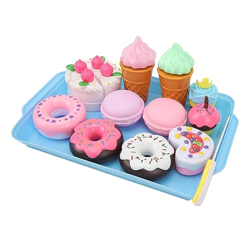 Hamwesh Täuschung Spiele Food Set, Plastikdesserts Kuchen EIS Donuts Spielzeug mit Sicherem Umweltfreundlich Hamwesh Täuschung Spiele Food Set, Plastikdesserts Kuchen EIS Donuts Spielzeug mit Sicherem Umweltfreundlich von Hamwesh