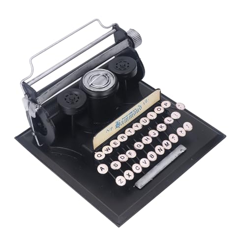 Hamwesh Vintage -Schreibmaschinenmodell, Handgefertigte Eisen -Retro Schreibmaschine mit Künstlerischem Design für Desktop Dekor und Stressabbauspielzeug von Hamwesh