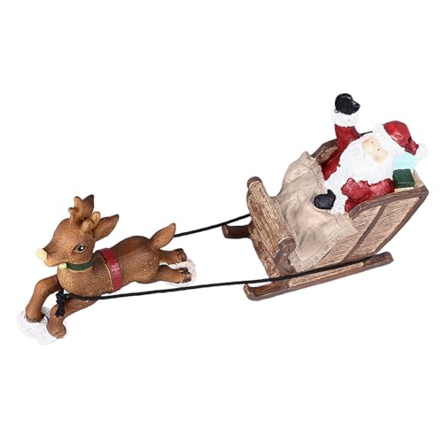Hamwesh Weihnachtsaquariumdekorationen, Harz Santa Claus Rentier Schlittenverzierung mit Festlicher Fischtank Landschaftsdesign für Urlaubsaquarium Vorräte Hamwesh Weihnachtsaquariumdekorationen, Harz Santa Claus Rentier Schlittenverzierung mit Festlicher Fischtank Landschaftsdesign für Urlaubsaquarium Vorräte von Hamwesh