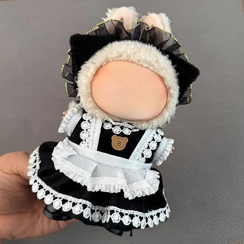 Kleidung kompatibel mit Labubu 17 cm Outfit-Set der 1., 2. und 3. Generation mit hängenden Accessoires, Trendige niedliche Mode (LBB-34) von HanTang