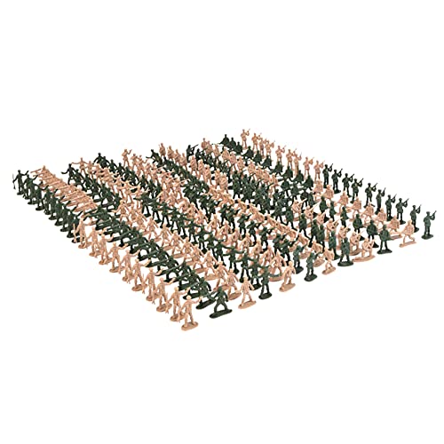 Hanabitx 360 Stück/Set 1/72 DIY Simulation Kunststoff Soldaten Figuren Modell Mini Figuren Sand Tisch Zubehör von Hanabitx