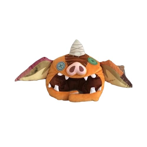 1PC Tears of The Kingdom Schwein Kopf Maske Plüsch Link Lustige Hut Spielzeug Orange, Orange, 1-5 1/8 1PC Tears of The Kingdom Schwein Kopf Maske Plüsch Link Lustige Hut Spielzeug Orange, Orange, 1-5 1/8 von Hanaiette