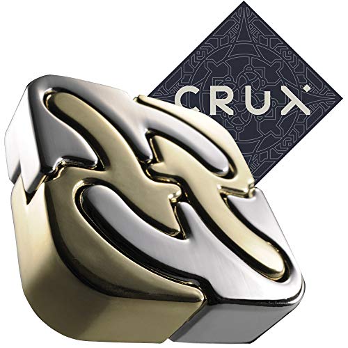 Hanayama Cast Square Puzzle - Level 5 von 6 - Schwieriges Puzzle - inkl. Crux Aufkleber von Hanayama and Crux Puzzles