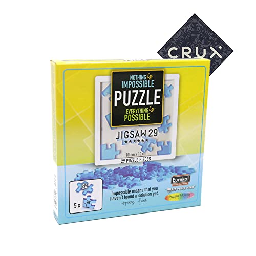Yuu Asaka Puzzle 29 – Hanayama-Version – sehr schwieriges Erwachsenen-Packpuzzle – inklusive Crux-Aufkleber von Hanayama and Crux Puzzles