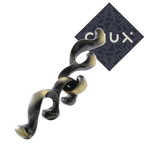 Hanayama Cast Baroq Puzzle – Level 4 von 6 herausforderndes Erwachsenenpuzzle – inklusive Crux Aufkleber von Hanayama and Crux