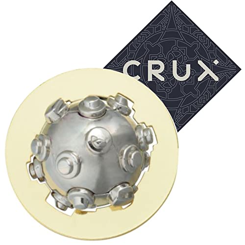 Hanayama and Crux Cast Planet Puzzle - Level 4 of 6 - Fairly Hard - Inklusive Crux Aufkleber von Hanayama and Crux