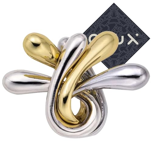 Hanayama Cast Ripple Puzzle - Level 5 von 6 - Sehr schwierig - Inklusive Crux Aufkleber von Hanayama and Crux