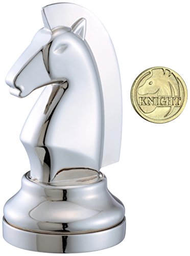 Hanayama Metall-Puzzle Springer: Schach-Thema, 1 Spieler, ab 12 Jahren, hochwertige Verarbeitung, ideal für Unterwegs, Schwierigkeitsgrad: hoch von Cast Puzzles
