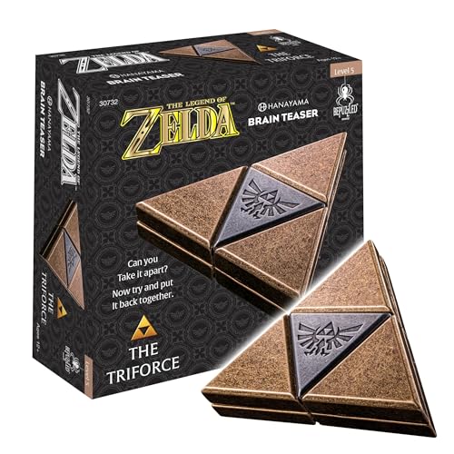 BePuzzled, Legend of Zelda Triforce Hanayama Cast Brain Teaser Mensa Rated Level 5, for Ages 12 and Up von Hanayama