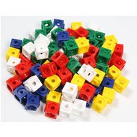100 Steckwürfel 5- farbig 1,7cm 100 Steckwürfel 5- farbig 1,7cm von Handelsagentur Sieboldt