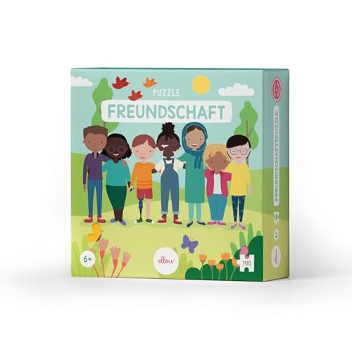 ellou Freundschaftspuzzle - 100-Teile-Puzzle für Kinder ab 6 Jahren Made in Germany ellou Freundschaftspuzzle - 100-Teile-Puzzle für Kinder ab 6 Jahren Made in Germany von Handelskönig