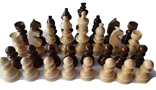 Neue große, riesige schön, speziell Handspindel Handwerk Handarbeit Schachfiguren aus Holz,König ist 11,5 cm von Handgefertigt