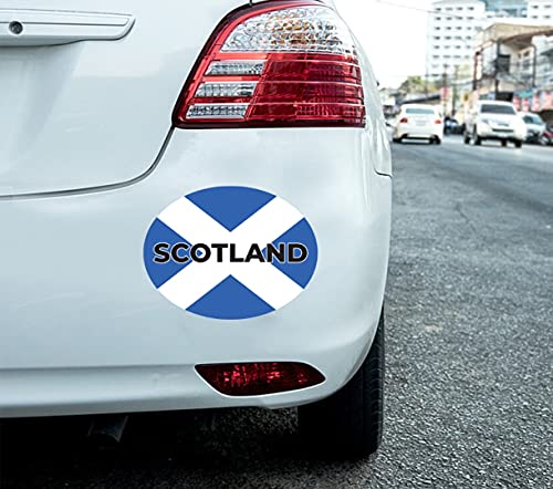 2 x Schottland-Autoaufkleber mit Schottland-Flagge, oval, selbstklebend, Vinyl, für Auto, Van, LKW 2 x Schottland-Autoaufkleber mit Schottland-Flagge, oval, selbstklebend, Vinyl, für Auto, Van, LKW von Handmade By Stukk