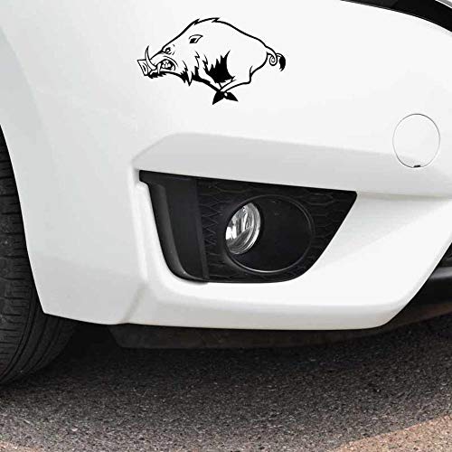 Ferocious Deadly Wild Boar Fun Window Bumper Sticker Vinyl Decal 12.7CM x 8.3CM - Black Ferocious Deadly Wild Boar Fun Window Bumper Sticker Vinyl Decal 12.7CM x 8.3CM - Black von Handmade By Stukk
