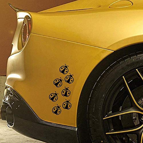 Stukk Stickers 7 x Marienkäfer-Bug-Insekt-Spaß-Fenster-Autoaufkleber Vinyl-Aufkleber 10cm x 17,7 cm - schwarz Stukk Stickers 7 x Marienkäfer-Bug-Insekt-Spaß-Fenster-Autoaufkleber Vinyl-Aufkleber 10cm x 17,7 cm - schwarz von Handmade By Stukk