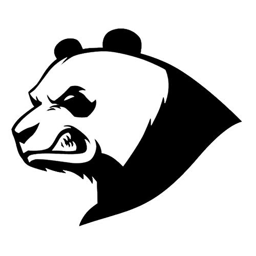 Stukk Stickers Angry Panda Bär Tier Spaß Fenster Vinyl Aufkleber Aufkleber 13,6 cm x 11,6 cm - Schwarz Stukk Stickers Angry Panda Bär Tier Spaß Fenster Vinyl Aufkleber Aufkleber 13,6 cm x 11,6 cm - Schwarz von Handmade By Stukk