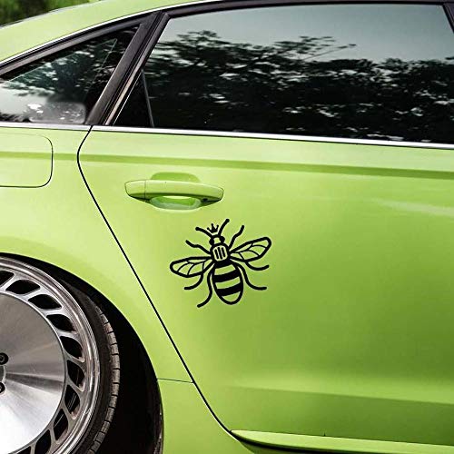 Stukk Stickers Biene Krone Königin Honey Biene Fun Fenster Autoaufkleber Vinyl Aufkleber 15 cm x 11,9 cm - schwarz Stukk Stickers Biene Krone Königin Honey Biene Fun Fenster Autoaufkleber Vinyl Aufkleber 15 cm x 11,9 cm - schwarz von Handmade By Stukk