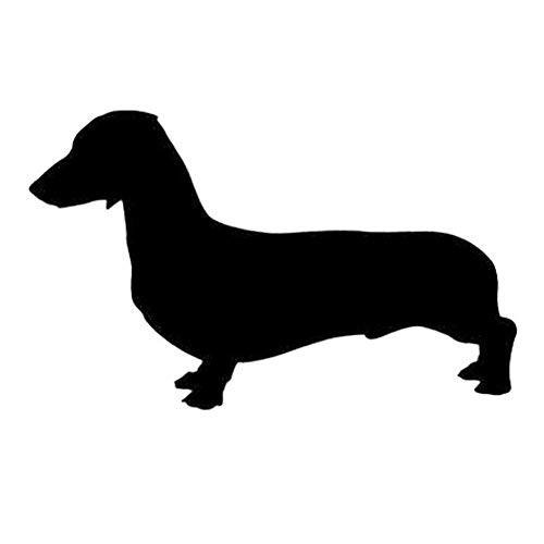 Stukk Stickers Dachshund Hundezucht Fun Aufkleber Stoßfängerabdeckung Tier Vinyl Aufkleber 13,6 cm x 8.4cm - Schwarz Stukk Stickers Dachshund Hundezucht Fun Aufkleber Stoßfängerabdeckung Tier Vinyl Aufkleber 13,6 cm x 8.4cm - Schwarz von Handmade By Stukk