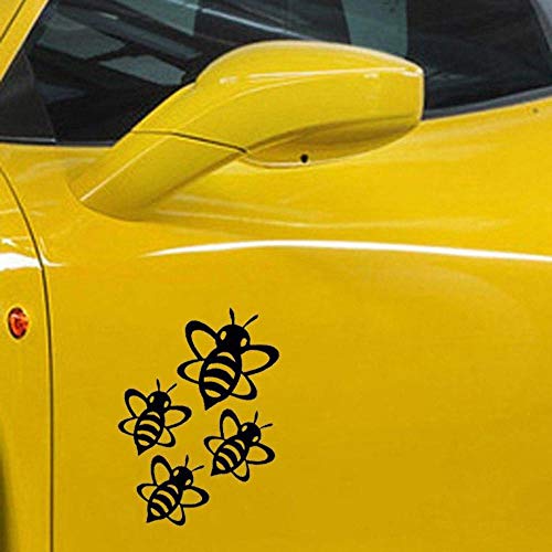Stukk Stickers Fliegende Humble Bienen Design Fun Fenster Stoßfänger Vinyl Aufkleber Aufkleber 12,7 cm x 18,7 cm - Schwarz Stukk Stickers Fliegende Humble Bienen Design Fun Fenster Stoßfänger Vinyl Aufkleber Aufkleber 12,7 cm x 18,7 cm - Schwarz von Handmade By Stukk