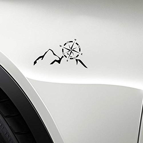 Stukk Stickers Mountain Navigation Kompass Spaßfenster Stoßfänger Vinyl Aufkleber Aufkleber 15,2 cm x 8.5cm - Schwarz Stukk Stickers Mountain Navigation Kompass Spaßfenster Stoßfänger Vinyl Aufkleber Aufkleber 15,2 cm x 8.5cm - Schwarz von Handmade By Stukk