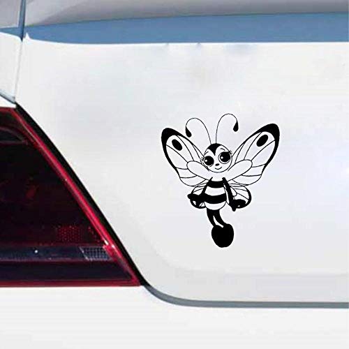 Stukk Stickers Niedlicher Schmetterling, Biene, Mädchen, Fee, Spaß, Fenster, Stoßstange, Vinyl, JDM-Aufkleber, 17,8 x 19,8 cm, Schwarz Stukk Stickers Niedlicher Schmetterling, Biene, Mädchen, Fee, Spaß, Fenster, Stoßstange, Vinyl, JDM-Aufkleber, 17,8 x 19,8 cm, Schwarz von Handmade By Stukk