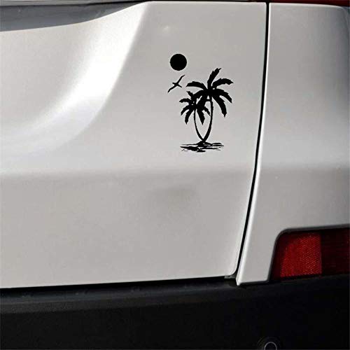 Stukk Stickers Sun Palm Tree Beach Vogel tropisch heißer Spaß Aufkleber Vinylaufkleber 9.8cm x 14,6 cm - Schwarz Stukk Stickers Sun Palm Tree Beach Vogel tropisch heißer Spaß Aufkleber Vinylaufkleber 9.8cm x 14,6 cm - Schwarz von Handmade By Stukk