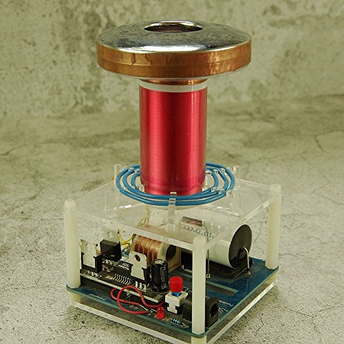 HandsMagic Micro Tesla Spule Tesla Coil SGTC Funkenstrecke Tesla Spule DIY Kits Wissenschaft Physik Spielzeug von HandsMagic