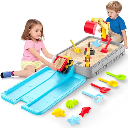 Handwell Bagger Sandkasten für Jungen und Mädchen Sensorisches Spielset Outdoor Spielzeug Blau Handwell Bagger Sandkasten für Jungen und Mädchen Sensorisches Spielset Outdoor Spielzeug Blau von Handwell