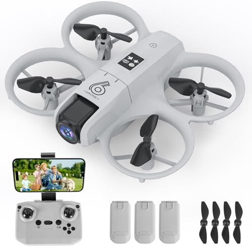 Mini Drohne für Kinder Spielzeug Drohne mit Kamera HD 720P, Kids Drone Toys mit LED Lichter/3D Flip/Kreisflug/30 Min Lange Flugzeit Outdoor Kinderspielzeug Geschenke für Jungen Mädchen ab 6 7 8+ Jahre Mini Drohne für Kinder Spielzeug Drohne mit Kamera HD 720P, Kids Drone Toys mit LED Lichter/3D Flip/Kreisflug/30 Min Lange Flugzeit Outdoor Kinderspielzeug Geschenke für Jungen Mädchen ab 6 7 8+ Jahre von Handwell