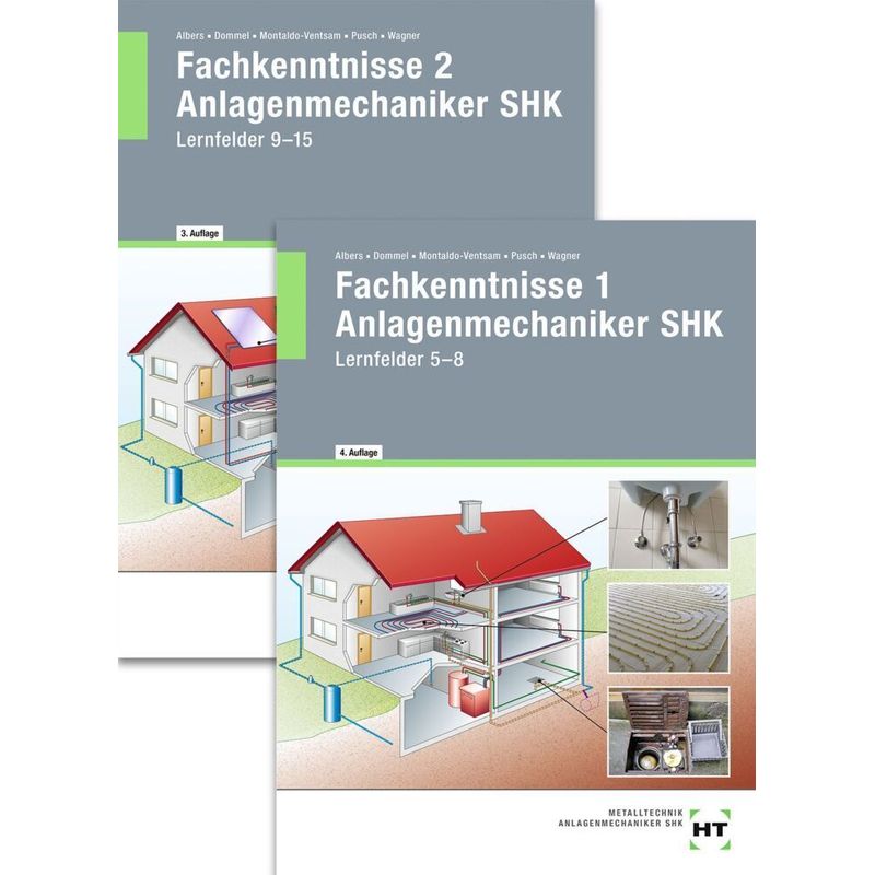 Fachkenntnisse Anlagenmechaniker SHK 1 + 2, 2 Bde. von Handwerk und Technik