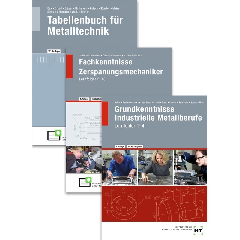 Paketangebot Der Zerspanungsmechaniker, m. 1 Buch, m. 1 Buch, m. 1 Buch von Handwerk und Technik
