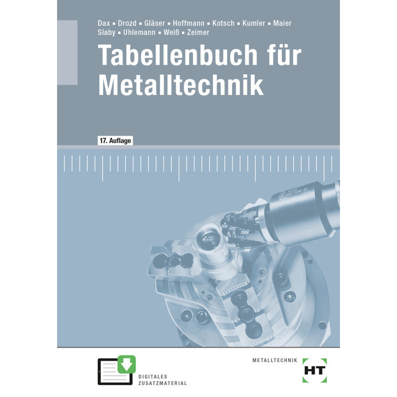 Tabellenbuch für Metalltechnik von Handwerk und Technik