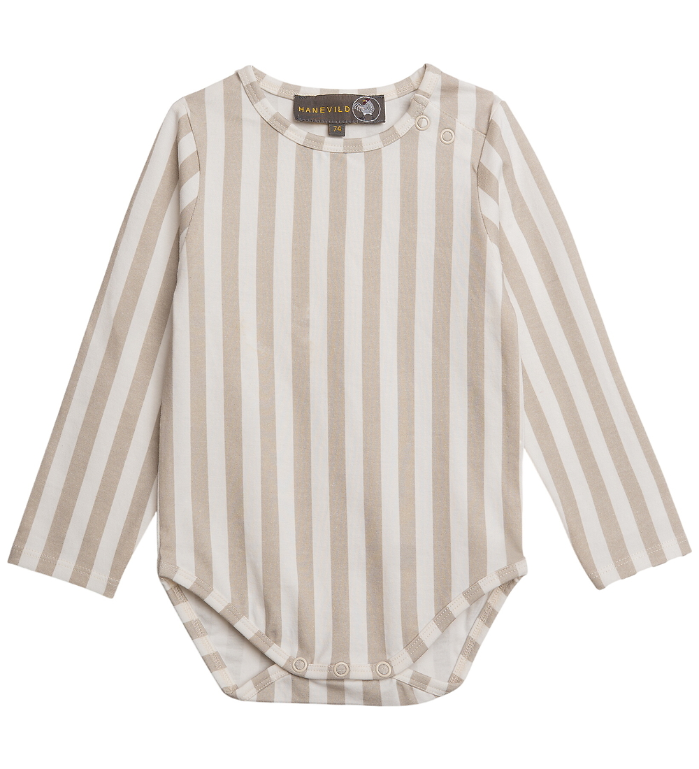 Hanevild Body l/ä - Striped - Summer Sand - Hanevild - 1½ Jahre (86) - Body L/Ä von Hanevild