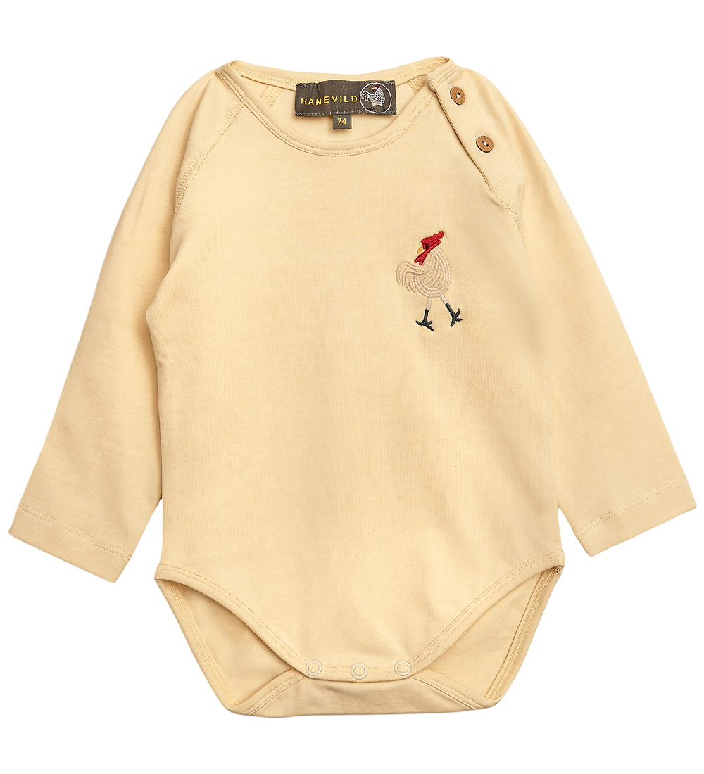 Hanevild Body l/ä - Summer - Italien Straw - Hanevild - 1 Jahr (80) - Body L/Ä von Hanevild