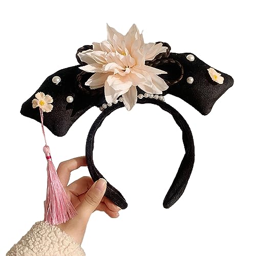 Chinesische Prinzessinnen-Haarreif, traditionelles Kostüm, Kopfbedeckung für Mädchen und Frauen, chinesischer Kopfschmuck für Cosplay Chinesische Prinzessinnen-Haarreif, traditionelles Kostüm, Kopfbedeckung für Mädchen und Frauen, chinesischer Kopfschmuck für Cosplay von Hangsu