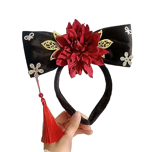 Chinesische Prinzessinnen-Haarreif, traditionelles Kostüm, Kopfbedeckung für Mädchen und Frauen, chinesischer Kopfschmuck für Cosplay Chinesische Prinzessinnen-Haarreif, traditionelles Kostüm, Kopfbedeckung für Mädchen und Frauen, chinesischer Kopfschmuck für Cosplay von Hangsu
