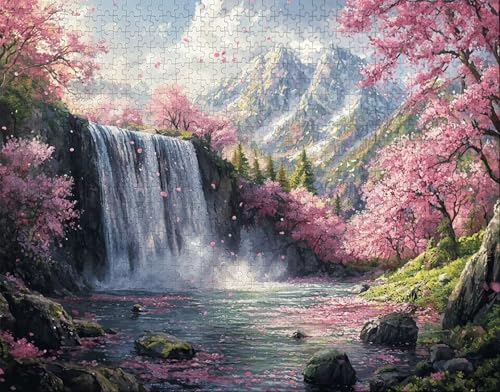 Puzzle 100 Teile Erwachsene Warmes Zuhause 28x40cm Puzzles für Erwachsene Lernspiel Herausforderungsspielzeug 100 Teilige Spiel Puzzlematte BäUme, Fallen Puzzlematte, Geschenk Q-0 von Hanjunng