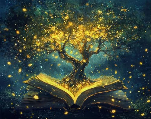Puzzle 100 Teile Erwachsene Warmes Zuhause 28x40cm Puzzles für Erwachsene Lernspiel Herausforderungsspielzeug 100 Teilige Spiel Puzzlematte Baum des Lebens, Anlage Puzzlematte, Gift Z-4 von Hanjunng