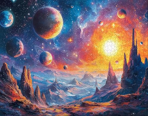 Puzzle 100 Teile Erwachsene Warmes Zuhause 28x40cm Puzzles für Erwachsene Lernspiel Herausforderungsspielzeug 100 Teilige Spiel Puzzlematte Planet, Sternenhimmel Puzzlematte, Gift D-5 Puzzle 100 Teile Erwachsene Warmes Zuhause 28x40cm Puzzles für Erwachsene Lernspiel Herausforderungsspielzeug 100 Teilige Spiel Puzzlematte Planet, Sternenhimmel Puzzlematte, Gift D-5 von Hanjunng