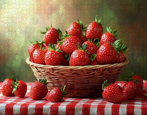 Puzzle 100 Teile Erwachsene Warmes Zuhause 28x40cm Puzzles für Erwachsene Lernspiel Herausforderungsspielzeug 100 Teilige Spiel Puzzlematte Rot, Tischdecke Puzzlematte, Geschenk I-3 von Hanjunng