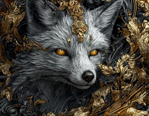 Puzzle 100 Teile Erwachsene Warmes Zuhause 28x40cm Puzzles für Erwachsene Lernspiel Herausforderungsspielzeug 100 Teilige Spiel Puzzlematte Tier, Fuchs Puzzlematte, Geschenk P-7 von Hanjunng